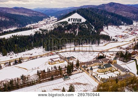 One Of The Most Important Romanian Monastery, Putna. (unesco Heritage). The Monastery Was Built And 