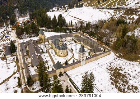 One Of The Most Important Romanian Monastery, Putna. (unesco Heritage). The Monastery Was Built And 
