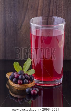Fruit Of Wild Agaz (vaccinium Meridionale) Close-up
