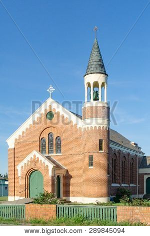 Red Brick Church Of Sacred Heart In Ranfurly