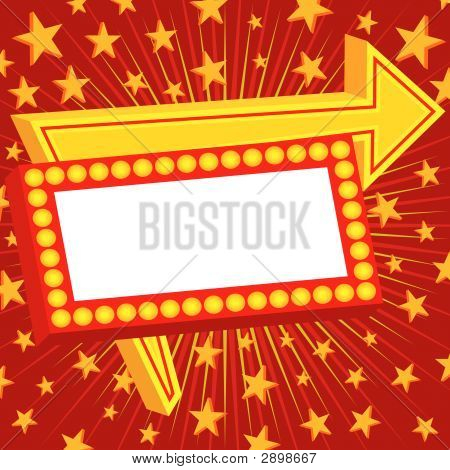 스타와 함께 광고 표시