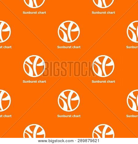 Sunburst Chart Pattern Vector Orange For Any Web Design Best