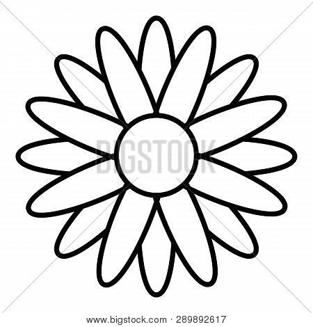 Honey Flower Icon. Outline Illustration Of Honey Flower Icon For Web Design Isolated On White Backgr