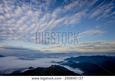 The Sea Of Fog With Forests And Mountains Valley ,beautiful In Nature Landscape ,doi Thule ,tak Prov