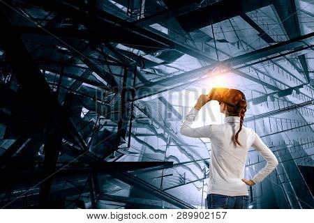 Future of virtual technology. Mixed media