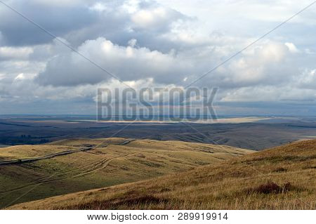 Autumn Foothills Of Altai. Western Siberia. Russia