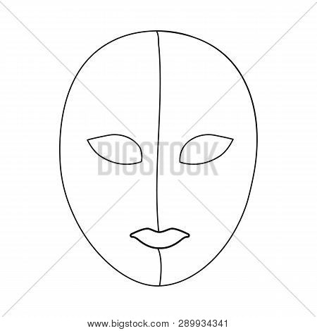 Vector Design Of Masquerade  And Mystery Icon. Set Of Masquerade  And Festival Vector Icon For Stock