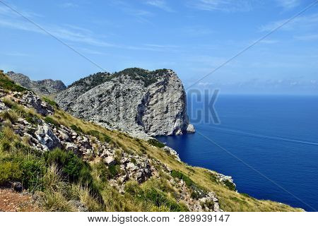 Beautiful Sea Bay And Mountains, Cala Figuera On Cap Formentor, Mallorca