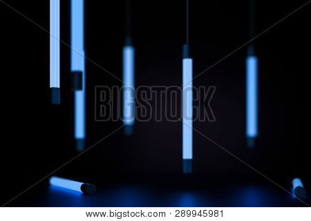 Abstract Glowing Lines, 3D Rendering