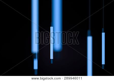 Abstract Glowing Lines, 3D Rendering