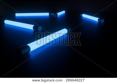 Abstract Glowing Lines, 3D Rendering