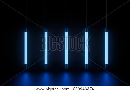 Abstract Glowing Lines, 3D Rendering