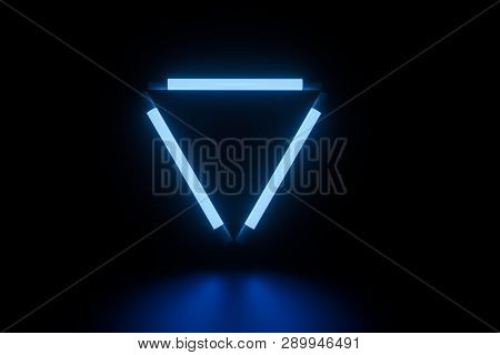 Abstract Glowing Lines, 3D Rendering