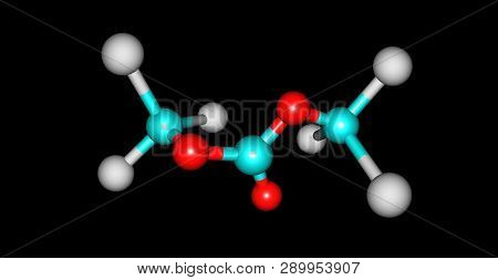 Triphosgene Is A Chemical Compound That Is Used As A Safer Substitute For Phosgene. 3d Illustration