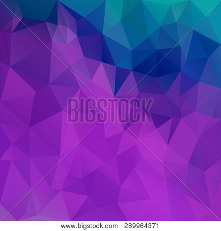 Vector Abstract Irregular Polygon Background - Triangle Low Poly Pattern - Ultra Violet Lavender Pur