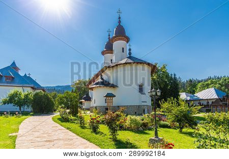 Varatec Orthodox Monastery, Agapia Town, Moldavia, Romania