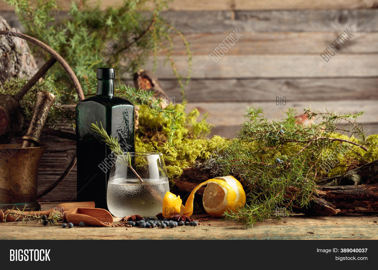 Gintonic Cocktail Ice Image & Photo (Free Trial) Bigstock