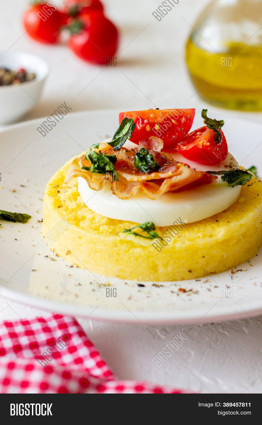 Polenta Mozzarella, Image & Photo (Free Trial) Bigstock
