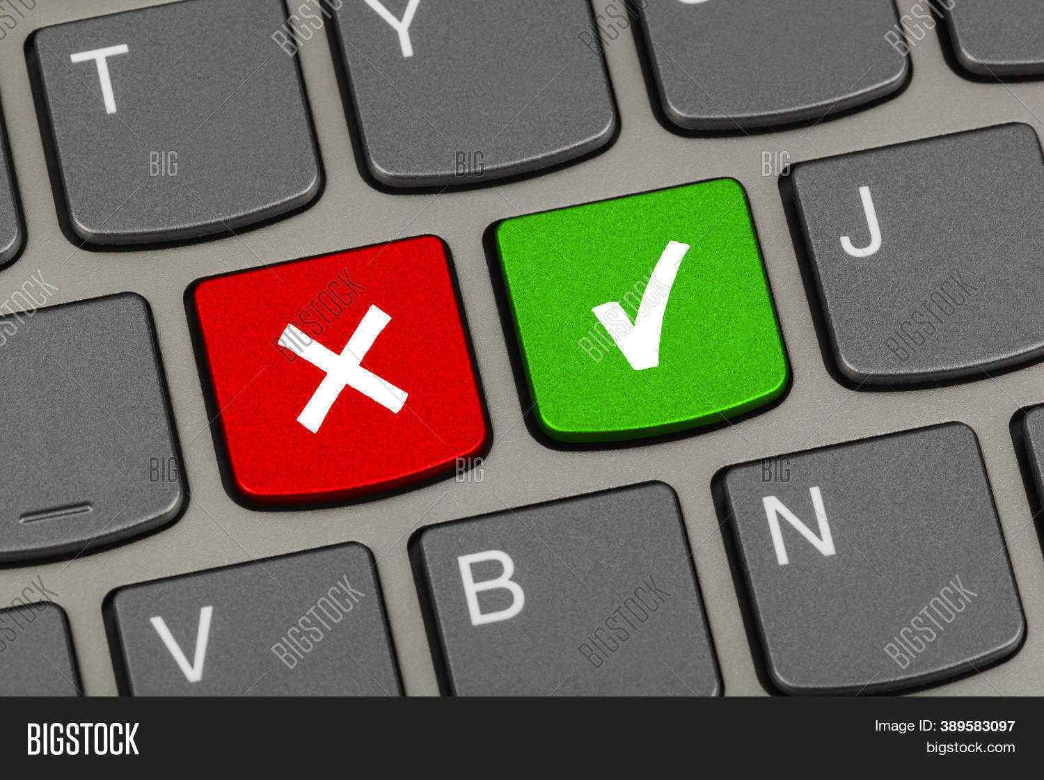 Computer Keyboard Yes Image & Photo (Free Trial) Bigstock