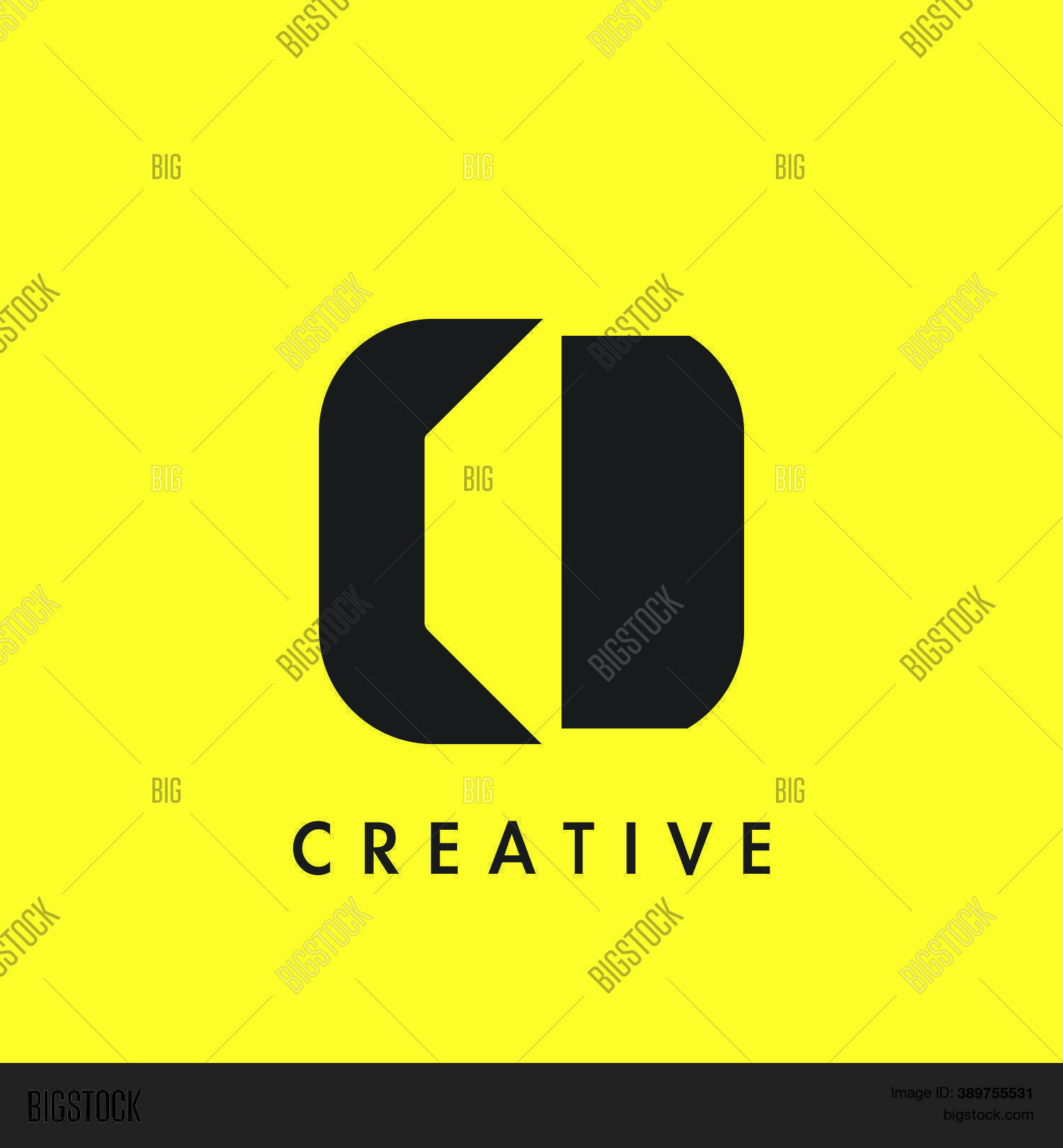 Flat Negative Space Vector & Photo (Free Trial) | Bigstock