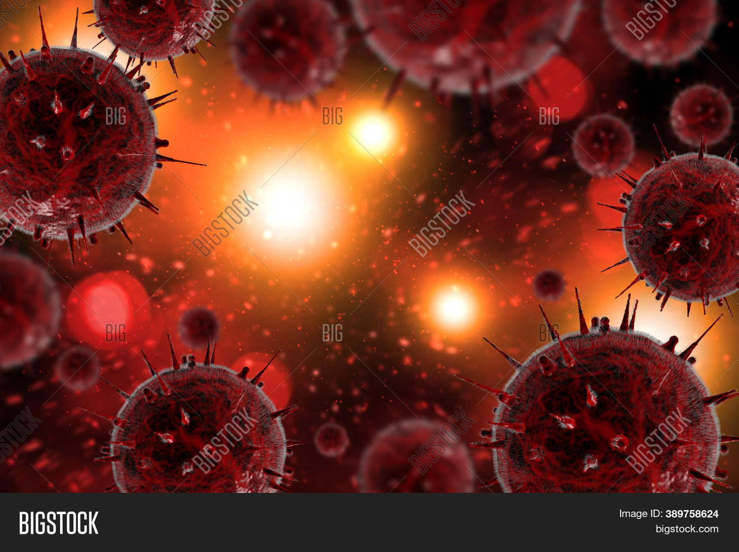 Hiv Aids Virus Cells Image & Photo (Free Trial) | Bigstock