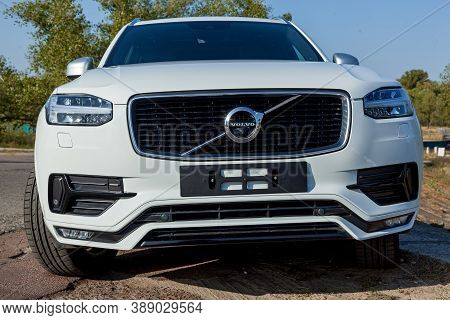 Ukraine Kiev September 26, 2020: Volvo Xc90 Is The First Suv By Volvo Cars. Designed With Volvo\'s C