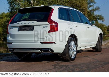 Ukraine Kiev September 26, 2020: Volvo Xc90 Is The First Suv By Volvo Cars. Designed With Volvo\'s C