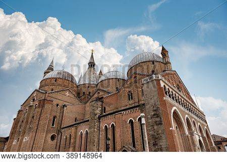 Medieval Basilica Of Sant'antonio Di Padova (saint Anthony Of Padua) In Romanesque And Gothic Style 