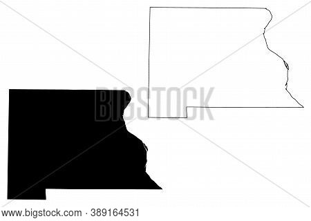 Marion County, Missouri (u.s. County, United States Of America, Usa, U.s., Us) Map Vector Illustrati