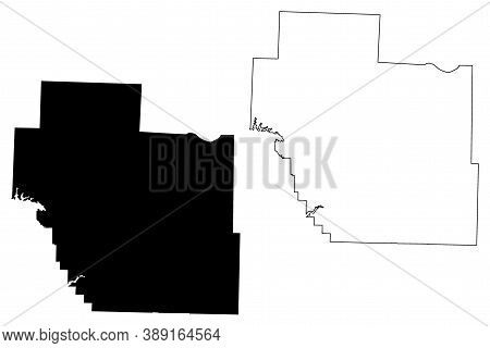 Miller County, Missouri (u.s. County, United States Of America, Usa, U.s., Us) Map Vector Illustrati