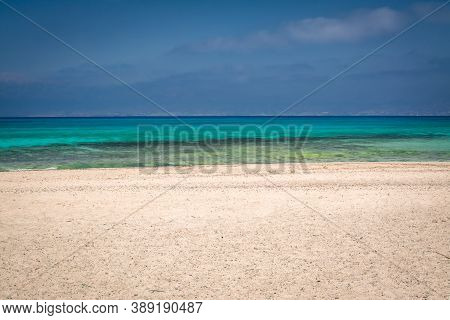 Photo Of Greece Island Chrysi With White Sand  Cedar Trees