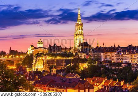 Bern Minster Or Berner Munster Is A Swiss Reformed Cathedral In The Old City Of Bern In Switzerland