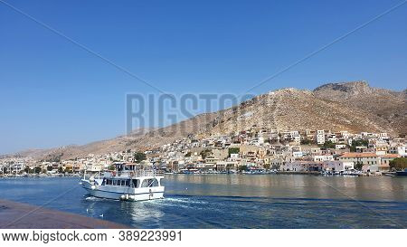 Kalymnos Island In The Greek Dodecanese Islands.