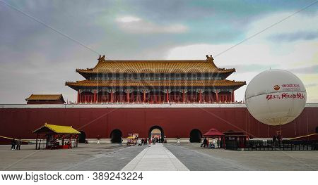 Zhejiang, China - January 21 2020 : Hengdian World Studios  The World's Largest Film & Tv Shooting B