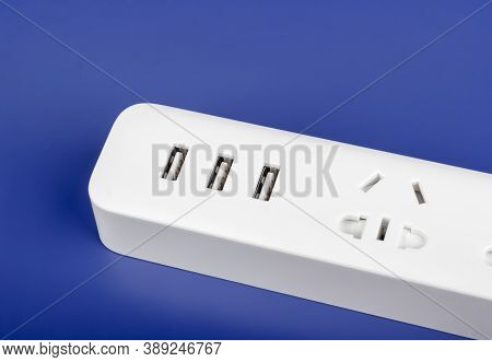 Power Strip With Three Electrical Sockets Chinese Or Universal Standard, Illuminated Power Circuit B