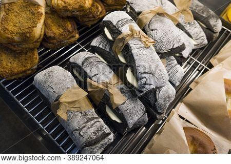 Red Bean Paste French Bread With Butter.