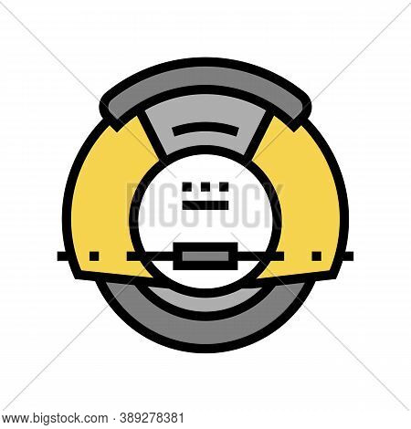 Electrical Monowheel Color Icon Vector. Electrical Monowheel Sign. Isolated Symbol Illustration