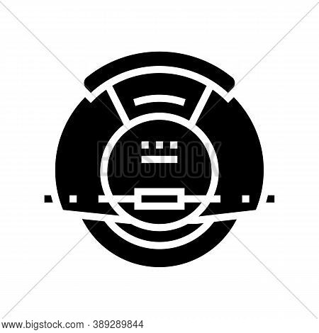 Electrical Monowheel Glyph Icon Vector. Electrical Monowheel Sign. Isolated Contour Symbol Black Ill