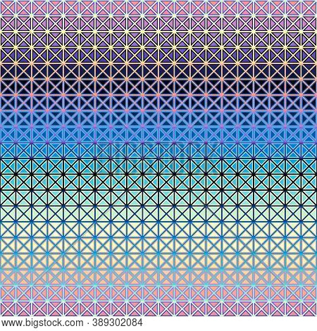 Geometric Abstract Pattern In Low Poly Style.