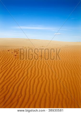 paesaggio del deserto sabbia