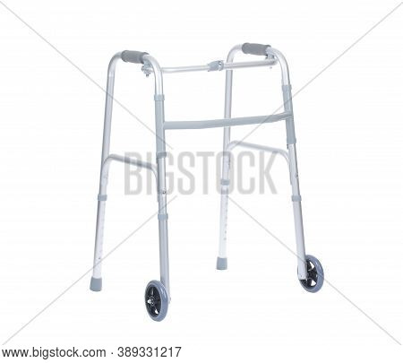 Senior Walking Aid Meant For Transferring Weight Balance From The Upper Limb To The Ground