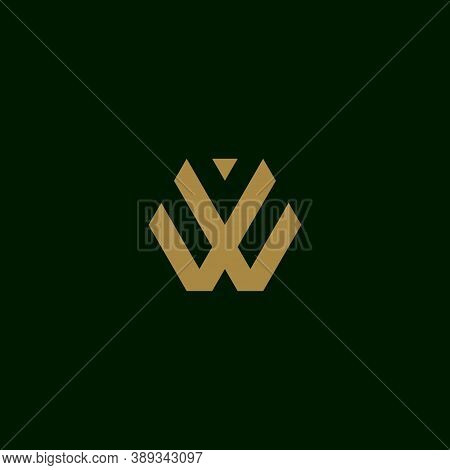 Letter W Initial Logo Design Vector Template