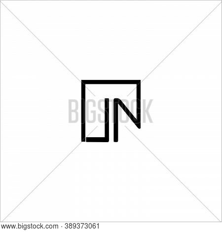Initial Letter Ln Logo Or Nl Logo Vector Design Template