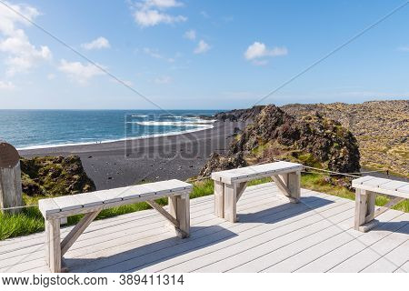 Djupalonssandur Beach In Snaefellsnes Peninsula In West Iceland