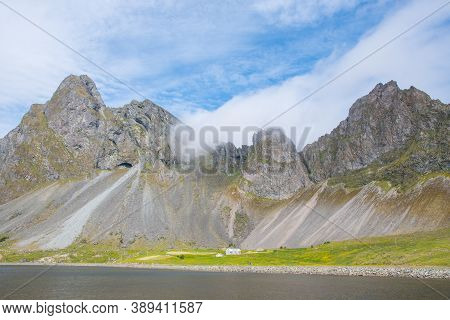 Mountain Eystrahorn In East Iceland