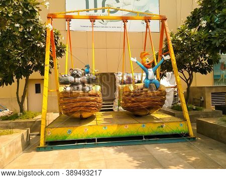 Utter Pardesh , India - Children Play Ground , A Picture Of Children Play Ground In Noida 20 Septemb