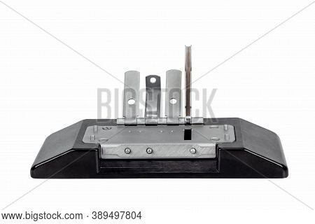 Manual Device For Cutting And Gluing The Film Isolated On White Background