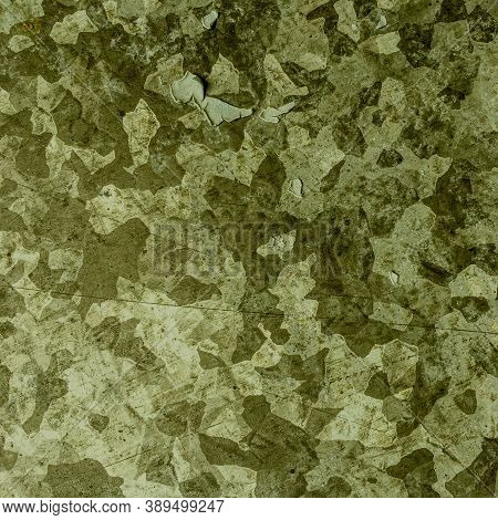 Khaki Texture. Watercolour Camouflage Illustration. Grey War Pattern. Graphic Woodland Print. Dark K
