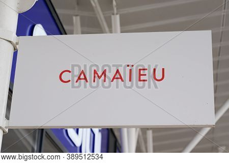 Bordeaux , Aquitaine / France - 10 10 2020 : Camaieu Store With Logo Camaïeu Shop Sign Of French Clo