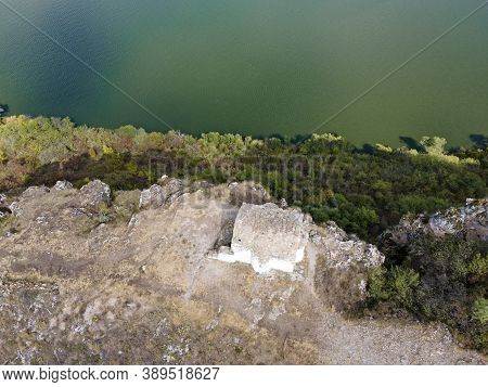 Aerial View Of Pchelina Reservoir, Pernik Region, Bulgaria